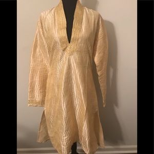Gorgeous Golden Indian Tunic